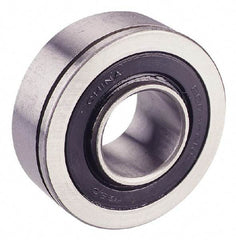 Value Collection - 7/8" Bore Diam, 2" OD, Double Seal Semi Ground Extra Light Radial Ball Bearing - 1 Row, Round Bore, 1,096 Lb Static Capacity, 2,040 Lb Dynamic Capacity - Exact Industrial Supply