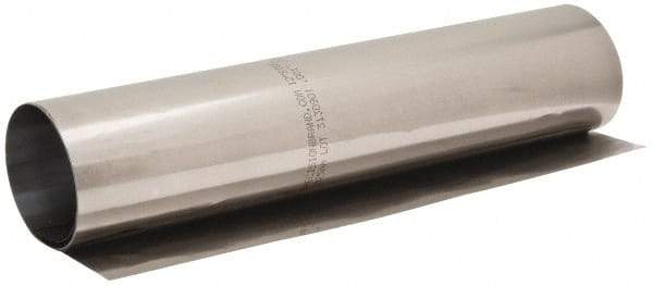 Made in USA - 10 Ft. Long x 12 Inch Wide x 0.001 Inch Thick, Roll Shim Stock - Steel - Exact Industrial Supply