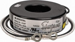 Simpson Electric - 2 VA Burden, 100 Amp AC Input, 5 Amp AC Output, 50 to 400 Hz, Panel Meter Donut Current Transformer - Screw Terminal, For Use with AC Ammeter - Exact Industrial Supply