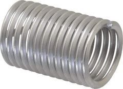 Heli-Coil - 3/4-10 UNC, 1-1/2" OAL, Free Running Helical Insert - 13 Free Coils, Tanged, 304 Stainless Steel, Bright Finish, 2D Insert Length - Exact Industrial Supply