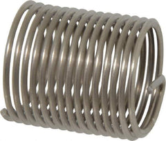 Heli-Coil - 3/4-16 UNF, 1-1/8" OAL, Free Running Helical Insert - 15-1/8 Free Coils, Tanged, 304 Stainless Steel, Bright Finish, 1-1/2D Insert Length - Exact Industrial Supply