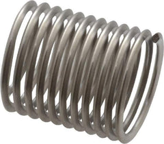 Heli-Coil - M14x1.50 Metric Fine, 21mm OAL, Free Running Helical Insert - 11-3/8 Free Coils, Tanged, Stainless Steel, Bright Finish, 1-1/2D Insert Length - Exact Industrial Supply