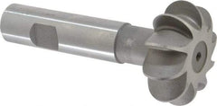 Whitney Tool Co. - 3/8" Radius, 3/4" Circle Diam, 1-7/8" Cutter Diam, Shank Connection, Convex Radius Cutter - 3/4" Shank Diam, 4" OAL, High Speed Steel, Uncoated, Profile Ground, 10 Teeth, Weldon Flat - Exact Industrial Supply