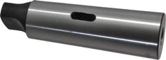 Interstate - MT2 Inside Morse Taper, MT5 Outside Morse Taper, Standard Reducing Sleeve - Soft with Hardened Tang, 1/4" Projection, 156mm OAL, 44.7mm Body Diam - Exact Industrial Supply