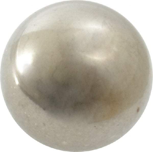 Value Collection - 5/8 Inch Diameter, Grade 100, 302 Stainless Steel Ball - 25 - 39 C Hardness, 0.0001 Inch Sphericity, 0.0001 Inch Diameter Deviation - Exact Industrial Supply