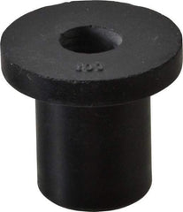 RivetKing - 3/8-16, 1-1/4" Diam x 0.187" Thick Flange, Rubber Insulated Rivet Nut - Neoprene, 3/4" Body Diam, 1-1/16" OAL - Exact Industrial Supply