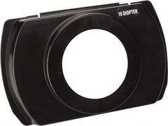 Electrix - 8 Diopter, 3" Wide, Task & Machine Light Magnifier Lens - Black, For Use with 7450 & 7452 Magnifiers - Exact Industrial Supply