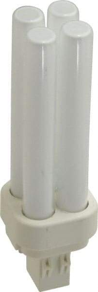 Electrix - 13 Watt Fluorescent Commercial/Industrial 2 Pin Lamp - 3,000°K Color Temp, PLC - Exact Industrial Supply