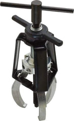 Posi Lock Puller - Steel 3-Jaw Miniature Bearing Puller Posilock Puller - 2-1/4" Reach, For Bearings, Gears & Pulleys - Exact Industrial Supply