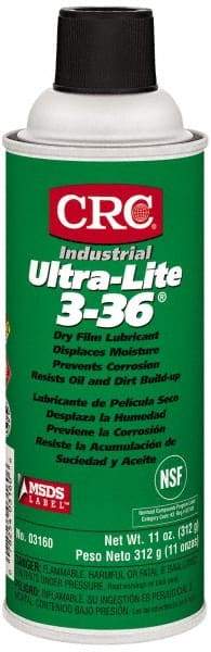 CRC - 16 oz Aerosol Dry Film Lubricant - Amber, -40°F to 300°F, Food Grade - Exact Industrial Supply