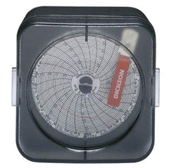 Dickson - 25 to 50°F, 7 Day Recording Time Chart - 3 Inch Diameter, Use with Sc3 Recorders - Exact Industrial Supply