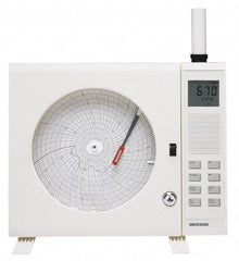 Dickson - 50 to 90°F, Chart Paper - 8 Inch Diameter, To Be Used with Co2X Recorders - Exact Industrial Supply