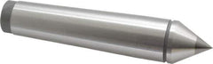 Value Collection - 1.24" Head Diam, Carbide-Tipped Steel Standard Point Solid Dead Center - 4MT Morse Taper, 1.24" Point Diam, 6-5/16" OAL - Exact Industrial Supply