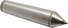 Value Collection - 1.76" Head Diam, Carbide-Tipped Steel Standard Point Solid Dead Center - 5MT Morse Taper, 1.76" Point Diam, 7-7/8" OAL - Exact Industrial Supply