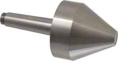 Riten - MT4 Taper Shank, 4" Head Diam 8,000 Lb Capacity Live Center - 4-9/32" Head Length, 1" Point Diam, 4.2813" Point Len, 4,800 Lb Max Workpc, Bull Nose Point - Exact Industrial Supply