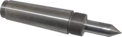 Riten - 7/8" Head Diam, Steel Long Point Solid Dead Center - 5MT Morse Taper, 7/8" Point Diam, 2-1/2" Point Length - Exact Industrial Supply