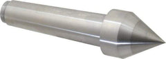 Riten - 1-3/4" Head Diam, Carbide-Tipped Steel Standard Point Solid Dead Center - 4MT Morse Taper, 1-3/4" Point Diam - Exact Industrial Supply