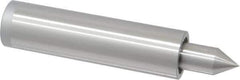 Concentric - Straight Shank, Live Center - 2,000 Max RPM, 0.558" Point Diam, 1.16" Point Len, 400 Lb Max Workpiece, Standard Point - Exact Industrial Supply