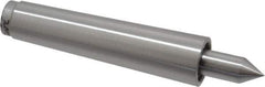 Concentric - MT2 Taper Shank, 1,400 Lb Capacity Live Center - 3,000 Max RPM, 0.378" Point Diam, 0.88" Point Len, 274 Lb Max Workpc, Standard Point - Exact Industrial Supply