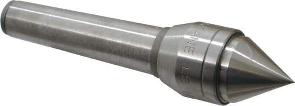 Value Collection - MT2 Taper Shank, 1.09" Head Diam Live Center - 0.945" Point Diam, 0.91" Point Len, 440 Lb Max Workpc, 4.73" OAL, Standard Point - Exact Industrial Supply