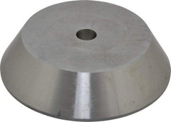 Concentric - 3.14 to 4.22" Point Diam, Hardened Tool Steel Lathe Bell Head Point - Compatible with Live Centers - Exact Industrial Supply