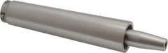 Concentric - 2MT Taper, Hardened Tool Steel Lathe Shank - Compatible with Live Centers - Exact Industrial Supply