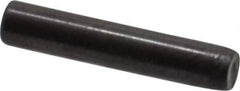 Holo-Krome - 3mm Diam x 16mm Pin Length Grade 8 Alloy Steel Standard Dowel Pin - Black Luster Finish, C 60 (Surface) & C 50-58 Hardness, 1 Beveled & 1 Rounded End - Exact Industrial Supply