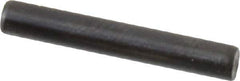 Holo-Krome - 3mm Diam x 20mm Pin Length Grade 8 Alloy Steel Standard Dowel Pin - Black Luster Finish, C 60 (Surface) & C 50-58 Hardness, 1 Beveled & 1 Rounded End - Exact Industrial Supply
