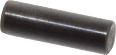 Holo-Krome - 5mm Diam x 16mm Pin Length Grade 8 Alloy Steel Standard Dowel Pin - Black Luster Finish, C 60 (Surface) & C 50-58 Hardness, 1 Beveled & 1 Rounded End - Exact Industrial Supply