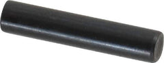 Holo-Krome - 5mm Diam x 25mm Pin Length Grade 8 Alloy Steel Standard Dowel Pin - Black Luster Finish, C 60 (Surface) & C 50-58 Hardness, 1 Beveled & 1 Rounded End - Exact Industrial Supply