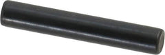 Holo-Krome - 5mm Diam x 30mm Pin Length Grade 8 Alloy Steel Standard Dowel Pin - Black Luster Finish, C 60 (Surface) & C 50-58 Hardness, 1 Beveled & 1 Rounded End - Exact Industrial Supply