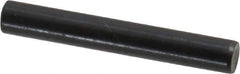 Holo-Krome - 5mm Diam x 35mm Pin Length Grade 8 Alloy Steel Standard Dowel Pin - Black Luster Finish, C 60 (Surface) & C 50-58 Hardness, 1 Beveled & 1 Rounded End - Exact Industrial Supply