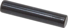 Holo-Krome - 6mm Diam x 30mm Pin Length Grade 8 Alloy Steel Standard Dowel Pin - Black Luster Finish, C 60 (Surface) & C 50-58 Hardness, 1 Beveled & 1 Rounded End - Exact Industrial Supply