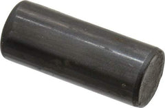 Holo-Krome - 10mm Diam x 25mm Pin Length Grade 8 Alloy Steel Standard Dowel Pin - Black Luster Finish, C 60 (Surface) & C 50-58 Hardness, 1 Beveled & 1 Rounded End - Exact Industrial Supply