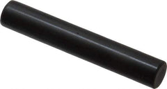 Holo-Krome - 10mm Diam x 60mm Pin Length Grade 8 Alloy Steel Standard Dowel Pin - Black Luster Finish, C 60 (Surface) & C 50-58 Hardness, 1 Beveled & 1 Rounded End - Exact Industrial Supply