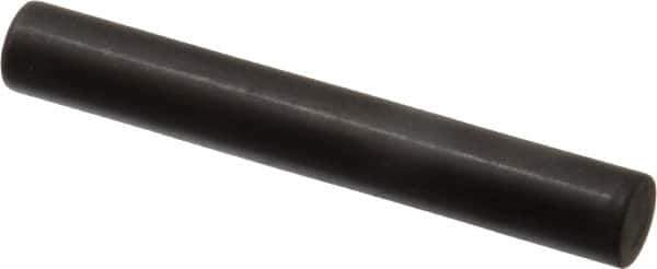 Holo-Krome - 10mm Diam x 70mm Pin Length Grade 8 Alloy Steel Standard Dowel Pin - Black Luster Finish, C 60 (Surface) & C 50-58 Hardness, 1 Beveled & 1 Rounded End - Exact Industrial Supply