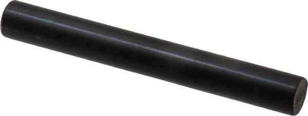 Holo-Krome - 10mm Diam x 80mm Pin Length Grade 8 Alloy Steel Standard Dowel Pin - Black Luster Finish, C 60 (Surface) & C 50-58 Hardness, 1 Beveled & 1 Rounded End - Exact Industrial Supply