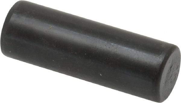 Holo-Krome - 12mm Diam x 35mm Pin Length Grade 8 Alloy Steel Standard Dowel Pin - Black Luster Finish, C 60 (Surface) & C 50-58 Hardness, 1 Beveled & 1 Rounded End - Exact Industrial Supply