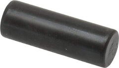 Holo-Krome - 12mm Diam x 35mm Pin Length Grade 8 Alloy Steel Standard Dowel Pin - Black Luster Finish, C 60 (Surface) & C 50-58 Hardness, 1 Beveled & 1 Rounded End - Exact Industrial Supply