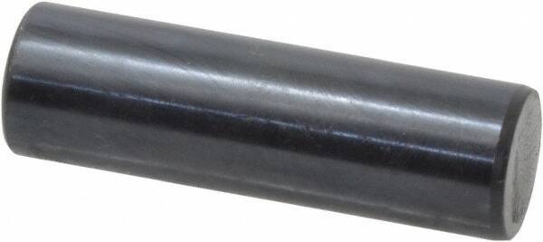 Holo-Krome - 12mm Diam x 40mm Pin Length Grade 8 Alloy Steel Standard Dowel Pin - Black Luster Finish, C 60 (Surface) & C 50-58 Hardness, 1 Beveled & 1 Rounded End - Exact Industrial Supply