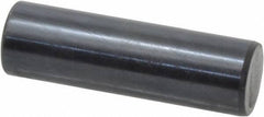 Holo-Krome - 12mm Diam x 40mm Pin Length Grade 8 Alloy Steel Standard Dowel Pin - Black Luster Finish, C 60 (Surface) & C 50-58 Hardness, 1 Beveled & 1 Rounded End - Exact Industrial Supply