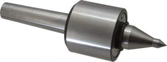 Riten - MT4 Taper Shank, 3-1/16" Head Diam 4,500 Lb Capacity Live Center - 5,000 Max RPM, 2-25/32" Head Length, 1/2" Point Diam, 2-5/8" Point Len, 1,100 Lb Max Workpc, 3/4" Long Tip, 3/4" Tip Diam, Long Point - Exact Industrial Supply