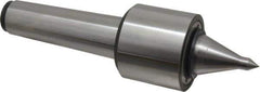 Riten - MT5 Taper Shank, 3-1/16" Head Diam 6,800 Lb Capacity Live Center - 5,000 Max RPM, 2-25/32" Head Length, 1/2" Point Diam, 2-5/8" Point Len, 1,100 Lb Max Workpc, 3/4" Long Tip, 2-1/2" Tip Diam, Long Point - Exact Industrial Supply