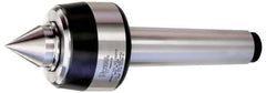 Royal Products - MT6 Taper Shank, 4" Head Diam 10,080 Lb Capacity Live Center - 3,500 Max RPM, 3.15" Head Length, 2" Point Diam, 2.31" Point Len, 4,080 Lb Max Workpc, 13-7/32" OAL, Standard Point - Exact Industrial Supply