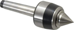 Royal Products - MT2 Taper Shank, 1-3/4" Head Diam 3,085 Lb Capacity Live Center - 6,000 Max RPM, 1.47" Head Length, 7/8" Point Diam, 1.01" Point Len, 725 Lb Max Workpc, 5-9/32" OAL, Standard Point - Exact Industrial Supply