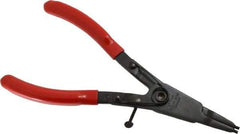 Rotor Clip - SH External Retaining Ring Pliers - 9-1/8" OAL - Exact Industrial Supply