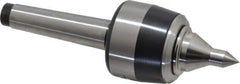 Royal Products - MT2 Taper Shank, 1-3/4" Head Diam 2,735 Lb Capacity Live Center - 6,000 Max RPM, 1.47" Head Length, 7/8" Point Diam, 1.35" Point Len, 375 Lb Max Workpc, 5-3/8" OAL, 3/8" Tip Diam, Long Point - Exact Industrial Supply