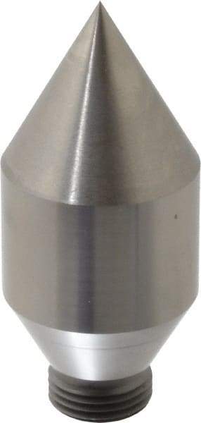 Royal Products - 3/4-16" Thread, 4MT & 5MT Taper, 1/4 to 1-3/8" Point Diam, Tool Steel Lathe Extended Point - 2-11/32" OAL - Exact Industrial Supply