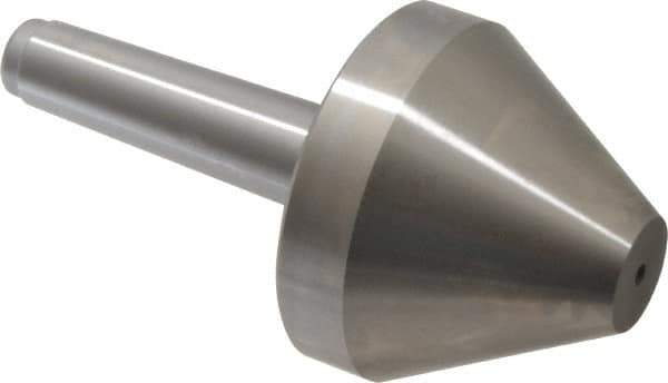 Royal Products - MT3 Taper Shank, 3.15" Head Diam 2,395 Lb Capacity Live Center - 5,000 Max RPM, 2-1/2" Head Length, 1" Point Diam, 2.52" Point Len, 615 Lb Max Workpc, 6-1/16" OAL, Bull Nose Point - Exact Industrial Supply