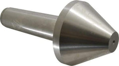 Royal Products - MT5 Taper Shank, 4.15" Head Diam 3,410 Lb Capacity Live Center - 4,500 Max RPM, 3" Head Length, 1-1/4" Point Diam, 3.01" Point Len, 860 Lb Max Workpc, 8-11/16" OAL, Bull Nose Point - Exact Industrial Supply